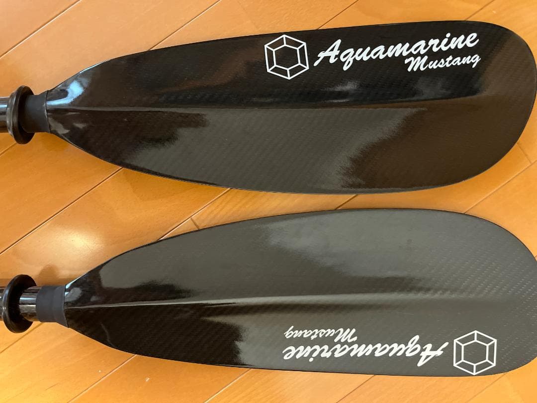 アクアマリン ムスタング ベント フルカーボン カヤック パドル 未使用美品