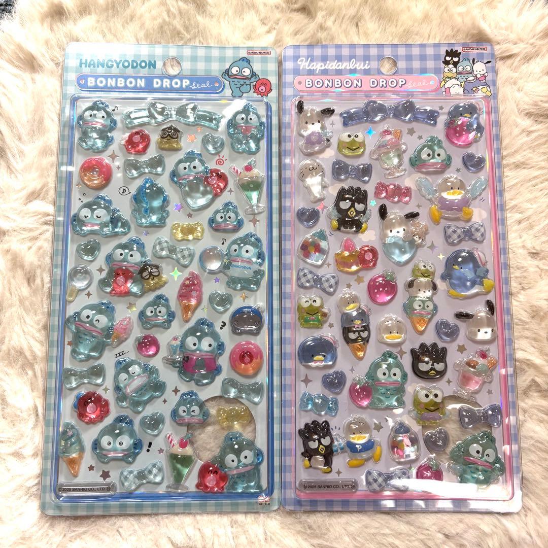 【国内正規品】 ボンボンドロップシール 第二弾　サンリオ　8種コンプリートセット