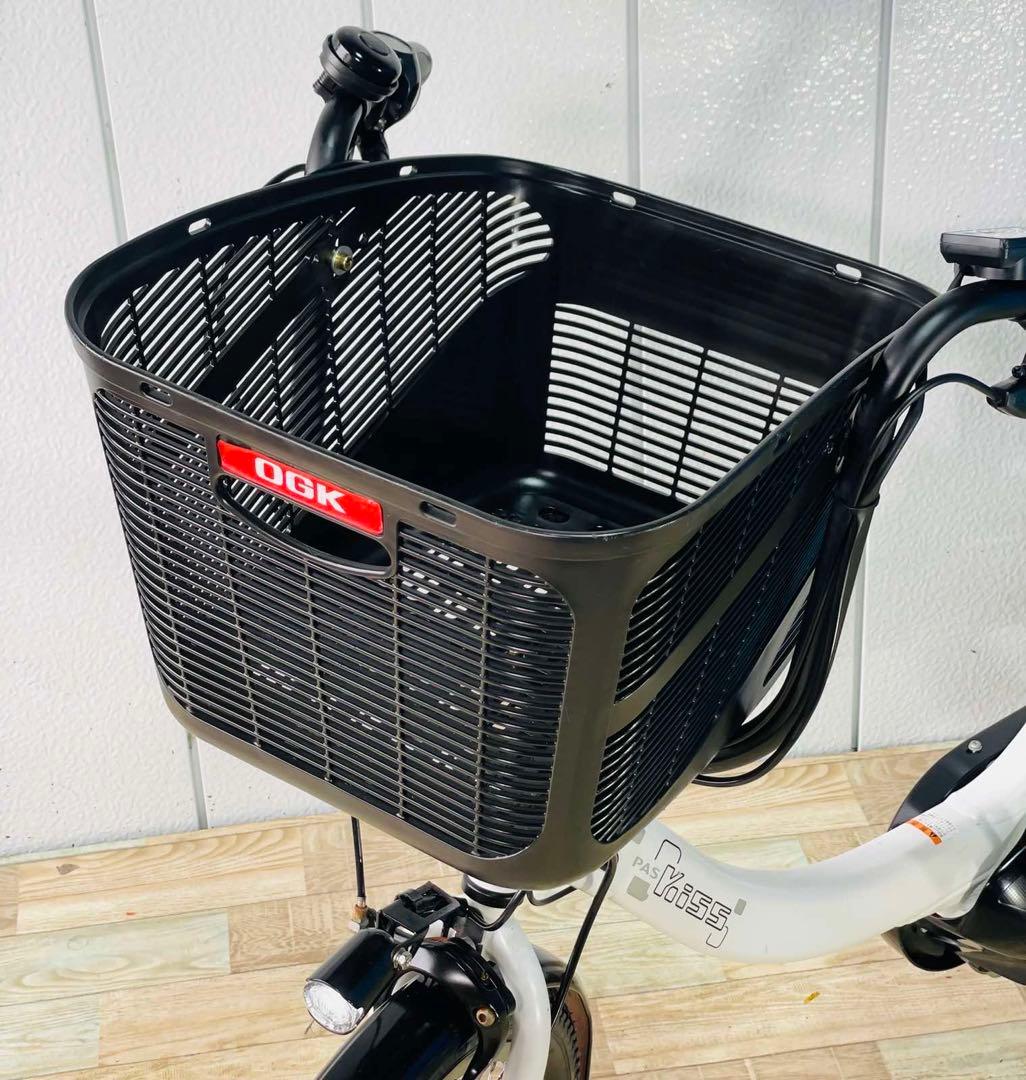 2877ヤマハ8.7アンペア3人乗り対応20インチ子供乗せ　電動アシスト自転車