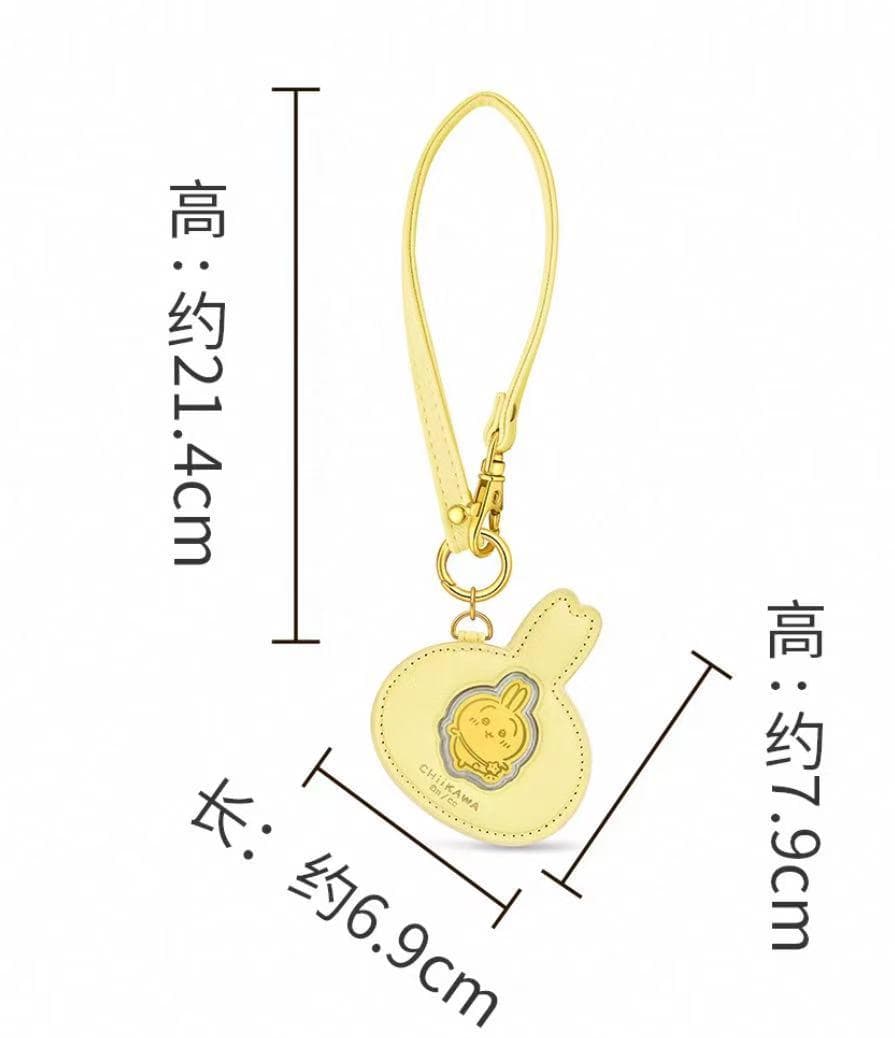 中国周大福限定chow tai fook 999足金24K うさぎ キーホルダー