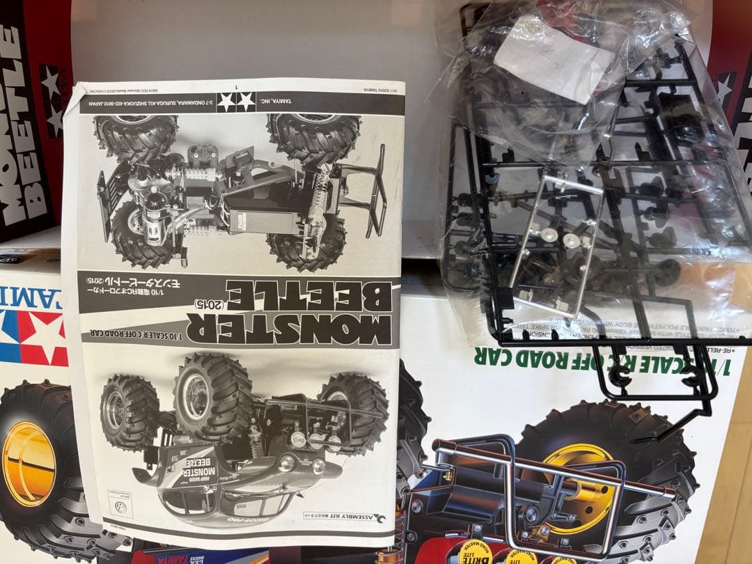 送料込み‼️タミヤ　モンスタービートル　未走行　フルベア　フルセット