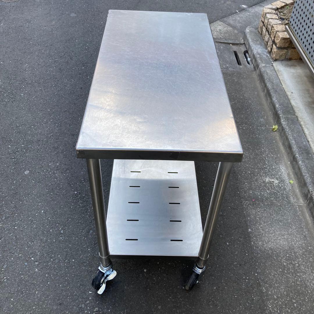 Maruzen マルゼン　ステンレス作業台　厨房　業務用　キャスター付