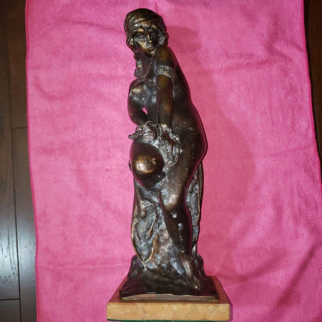 Giacomo ginotti- slave奴隷。ブロンズ彫刻 美術品