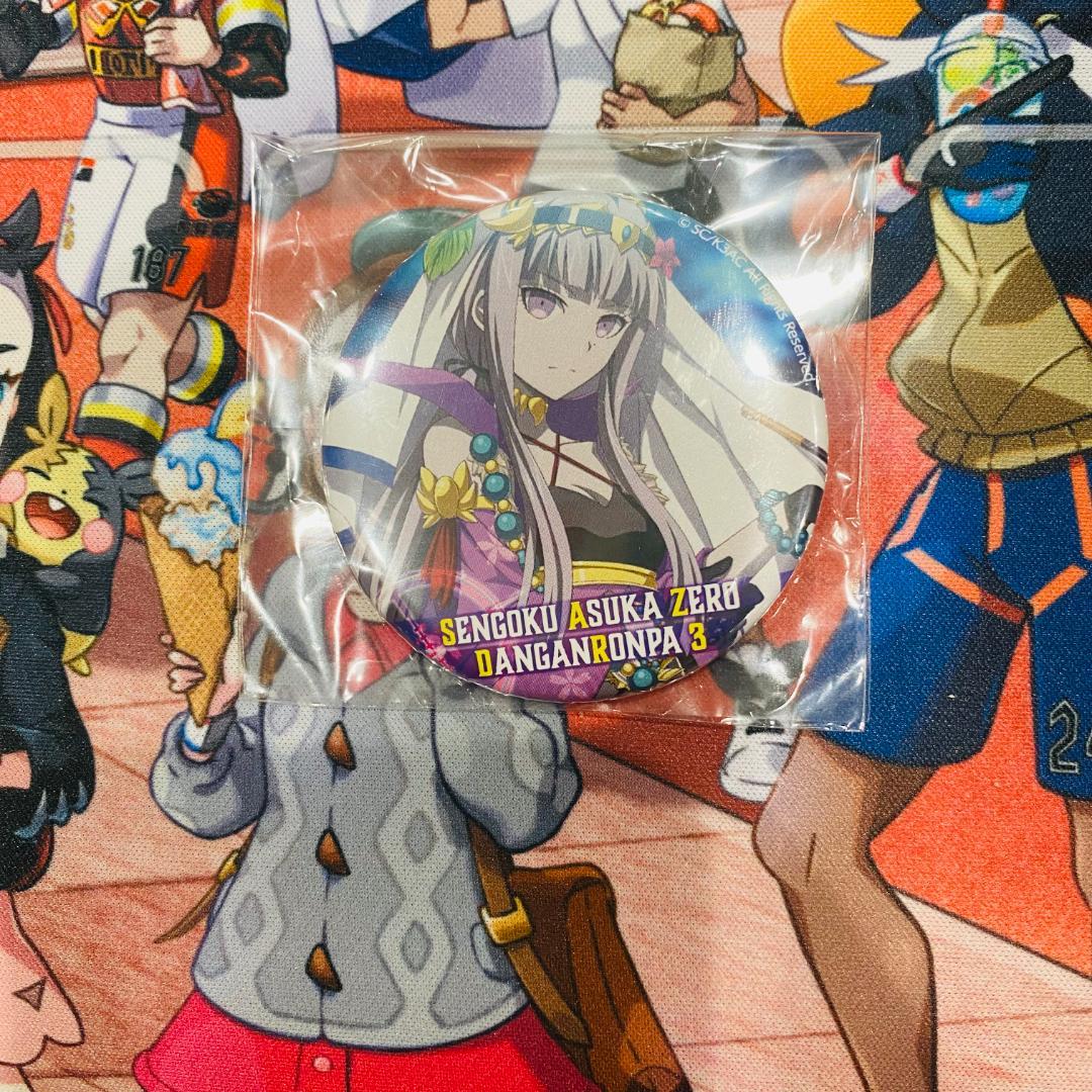 【当日発送】　戦国アスカZERO　ダンガンロンパコラボ　霧切響子の缶バッジ