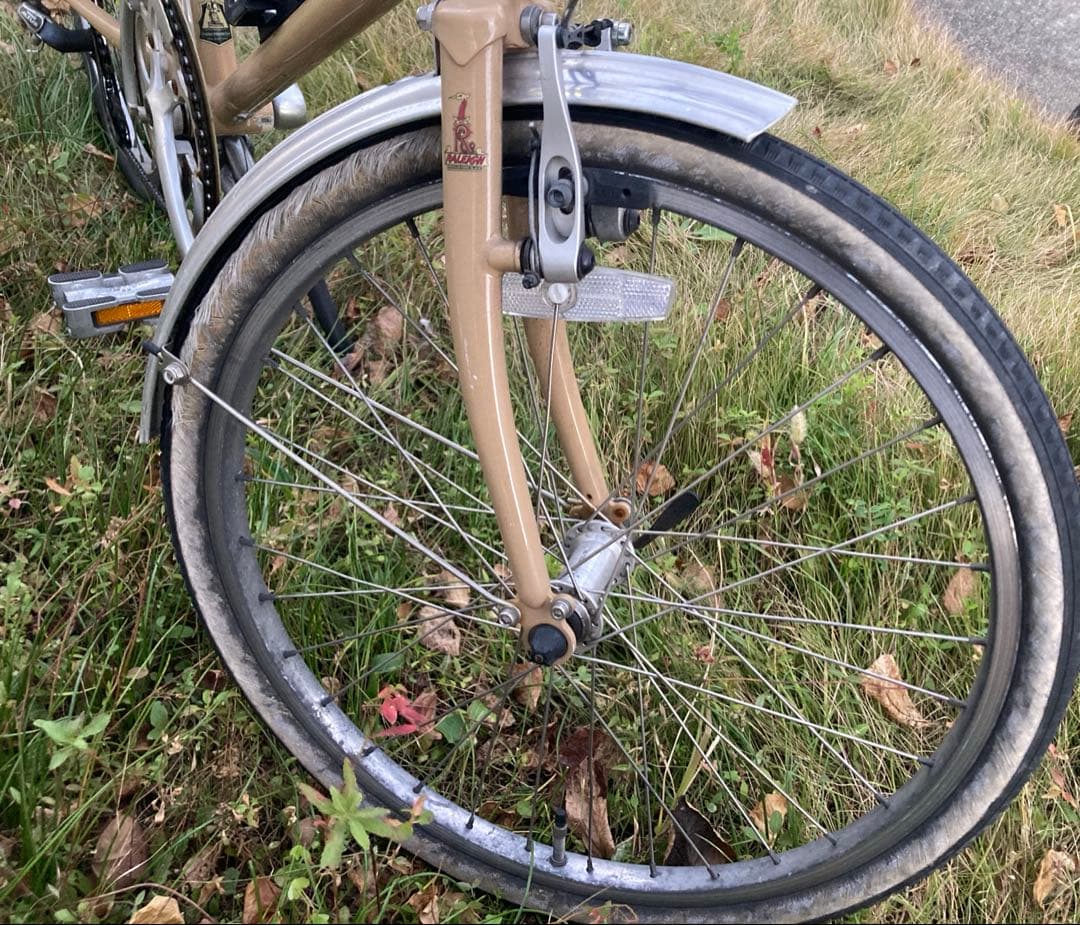 自転車　ラレー raleigh ミニベロ　モカブラウン　　大阪