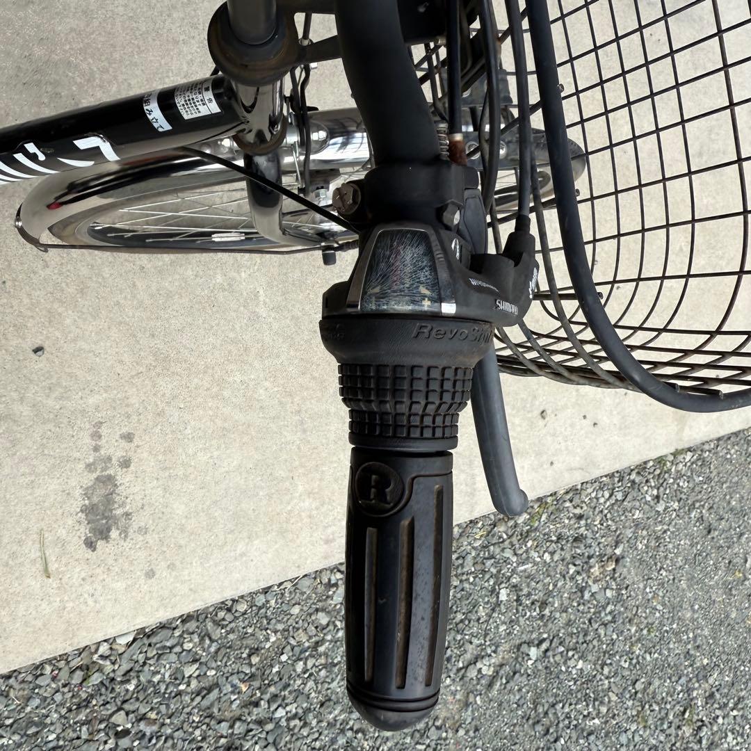 引き取りのみ　ママチャリ　26インチ　6段変速　オートライト