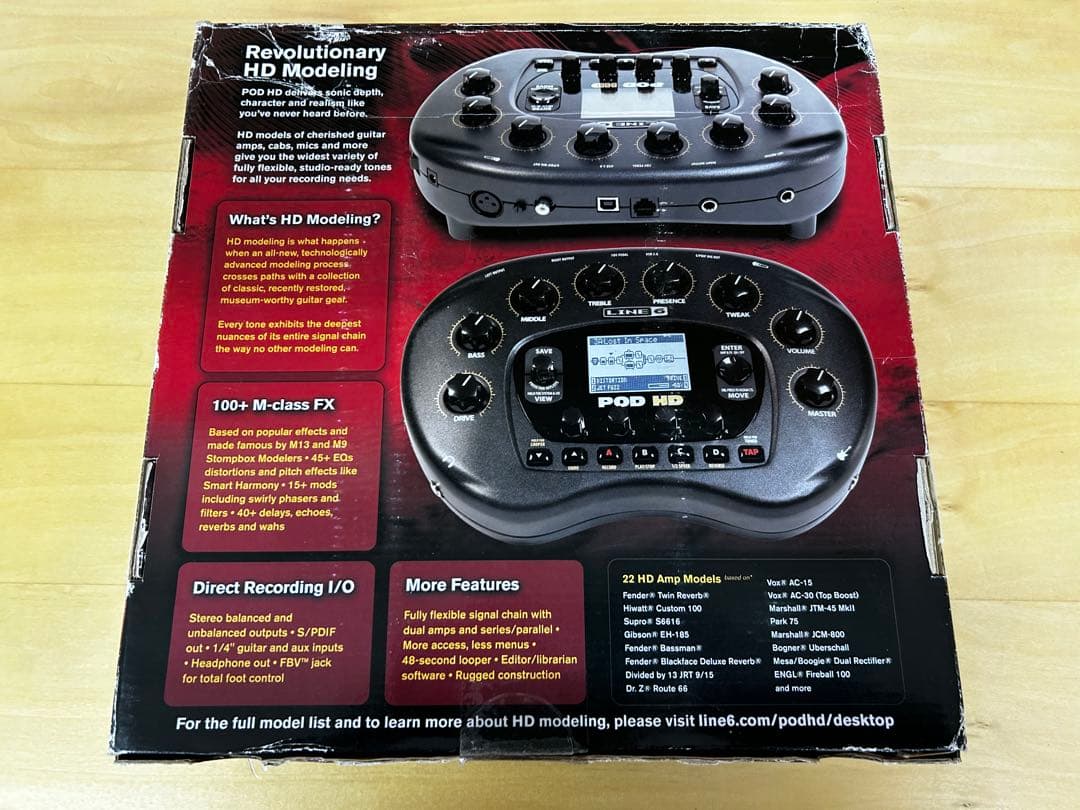 LINE 6 POD HD ギターエフェクター