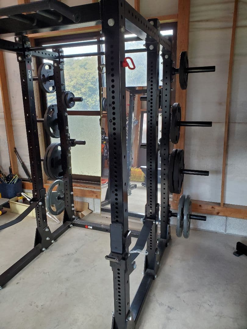 引き取り限定　鬼パワーラック kongou のアジャスタブルベンチも付けます。