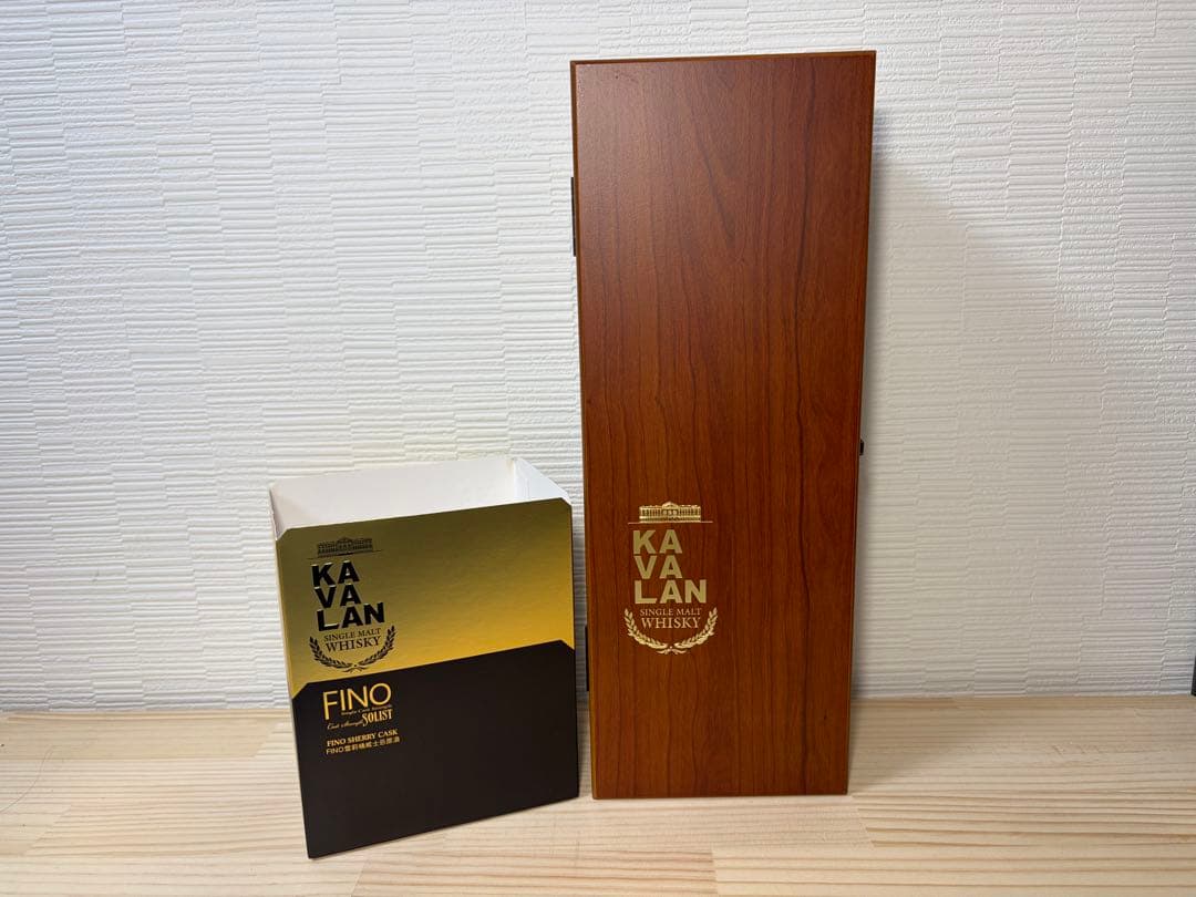 【新品未開栓】KAVALAN FINO ウイスキー 700ml 木箱入り⑦