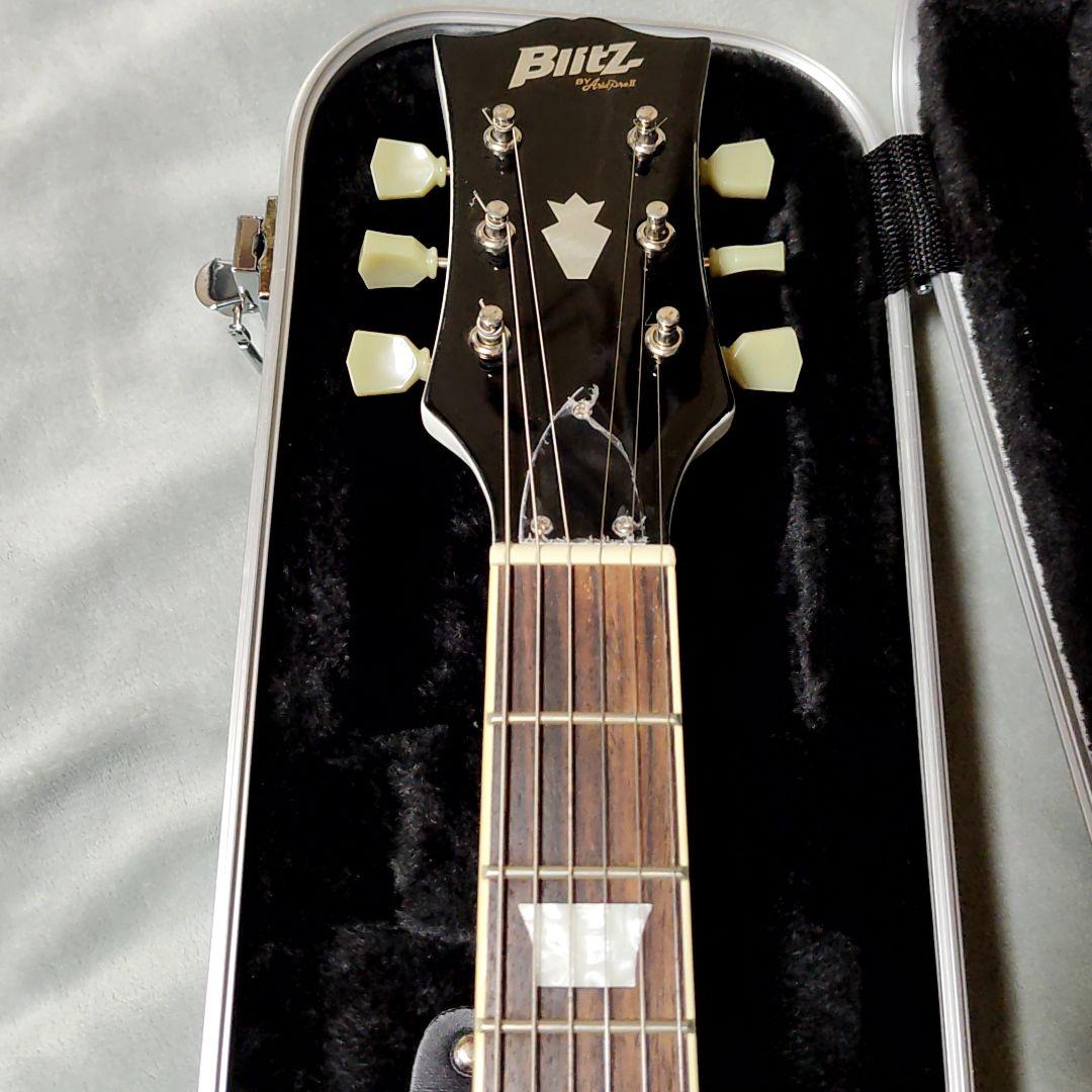 新品未使用 BLITZ BSG-STD ブリッツ エレキギター レスポール 白