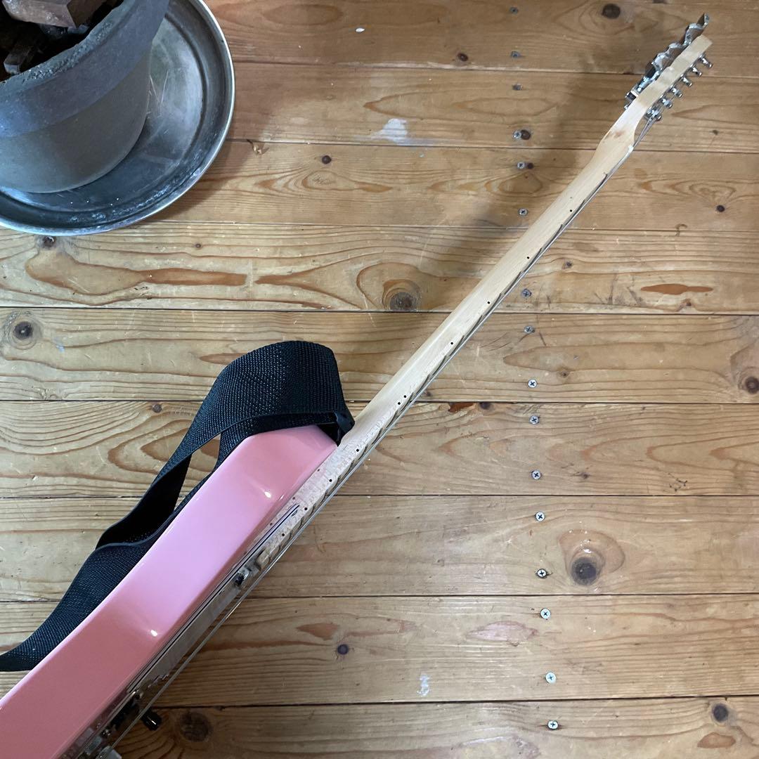 極美品！Play Tech プレイテック エレキギター テレキャスター ピンク