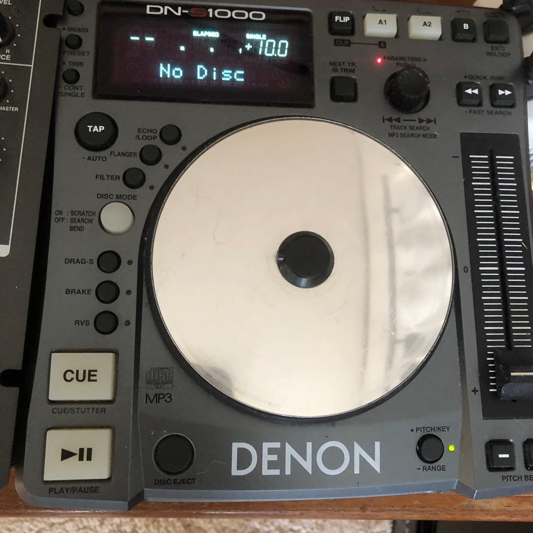 DENON DNーS1000 DN-X100 シングルCDプレーヤーDJミキサー
