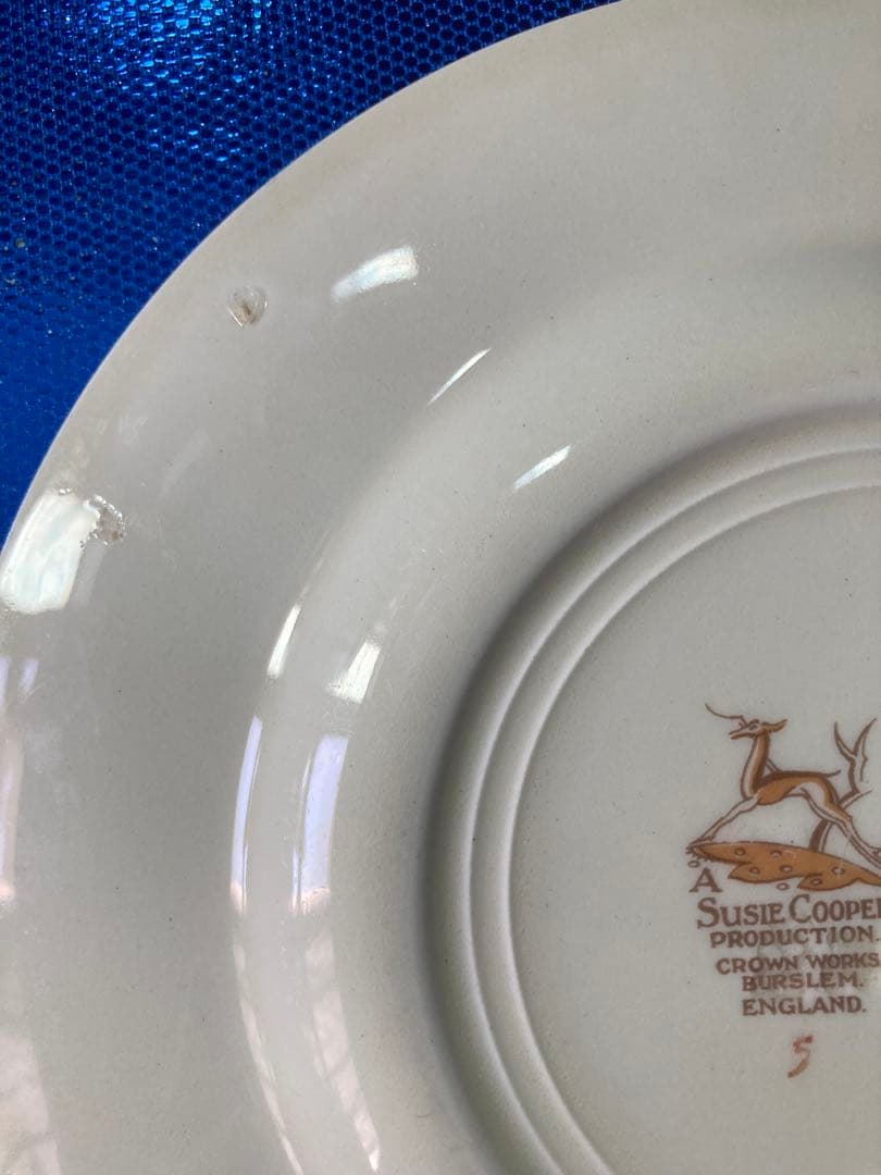 Susie Cooper スージークーパー　ドレスデンスプレイ　プレート　2枚