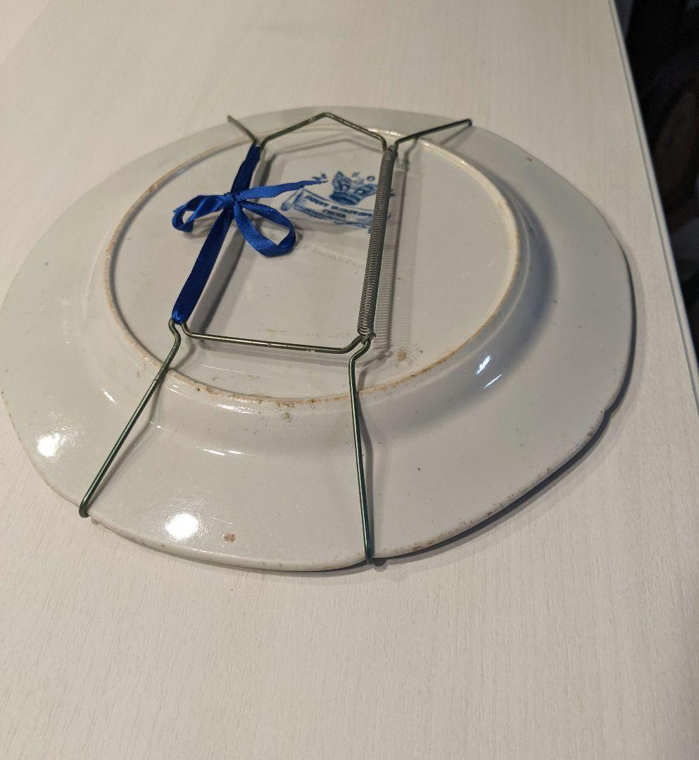 Mason's　メイソンズ／ アンティーク絵皿／ブルーの絵皿／壁かざり