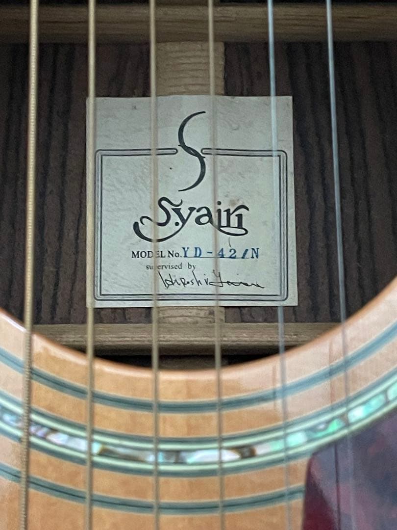 【タイムセール❗️】希少エボニー指板！総単板YD-42N＆FISHMAN PU付！