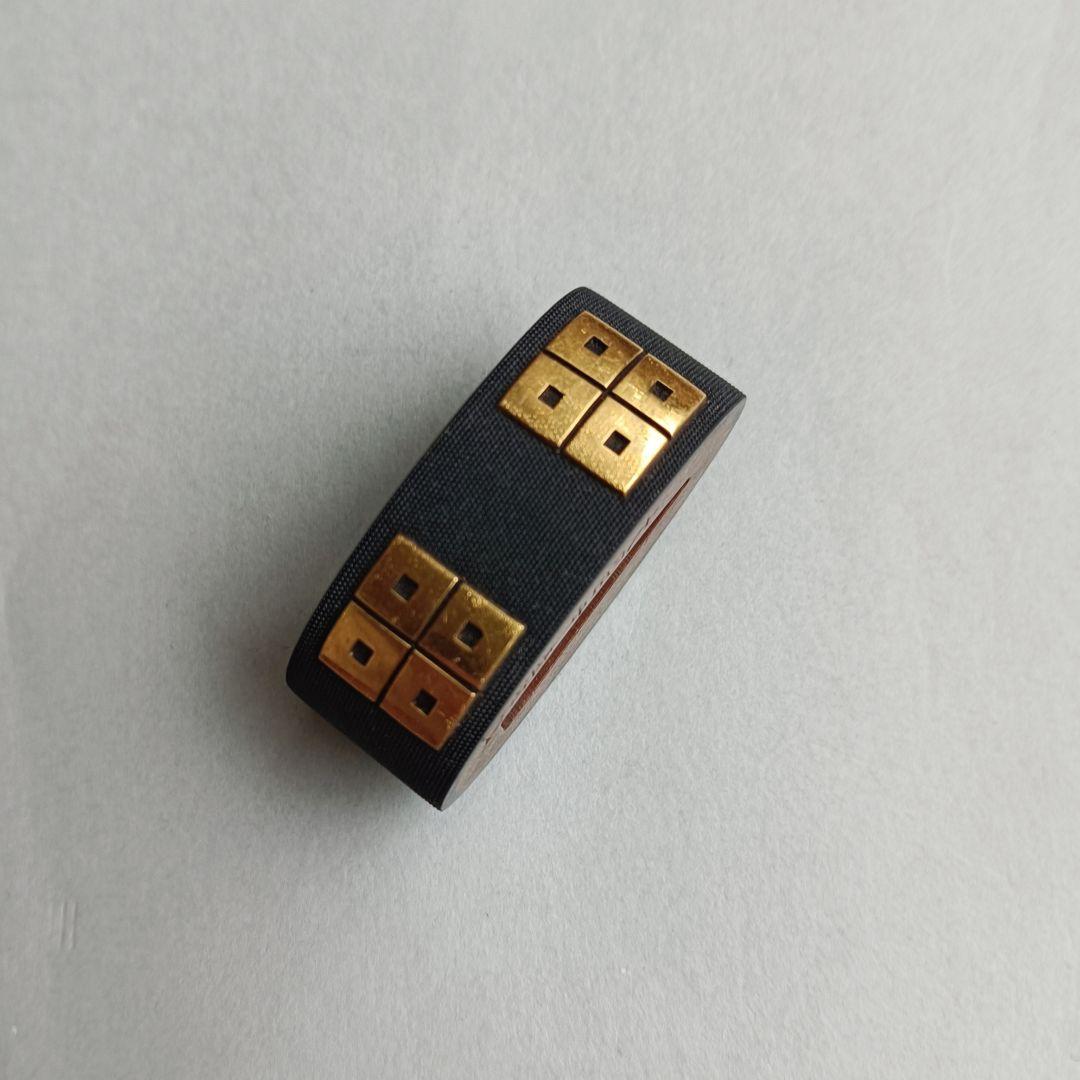 名品刀装具 大岡尹壽作 丸亀城主 京極家 四目結紋