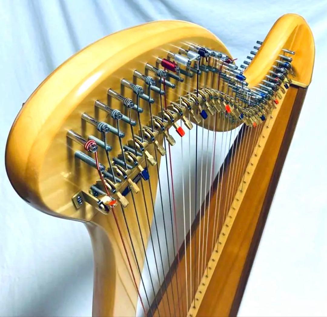Aoyama Harp 130N 34弦 ハープ 青山ハープ 動作確認済み