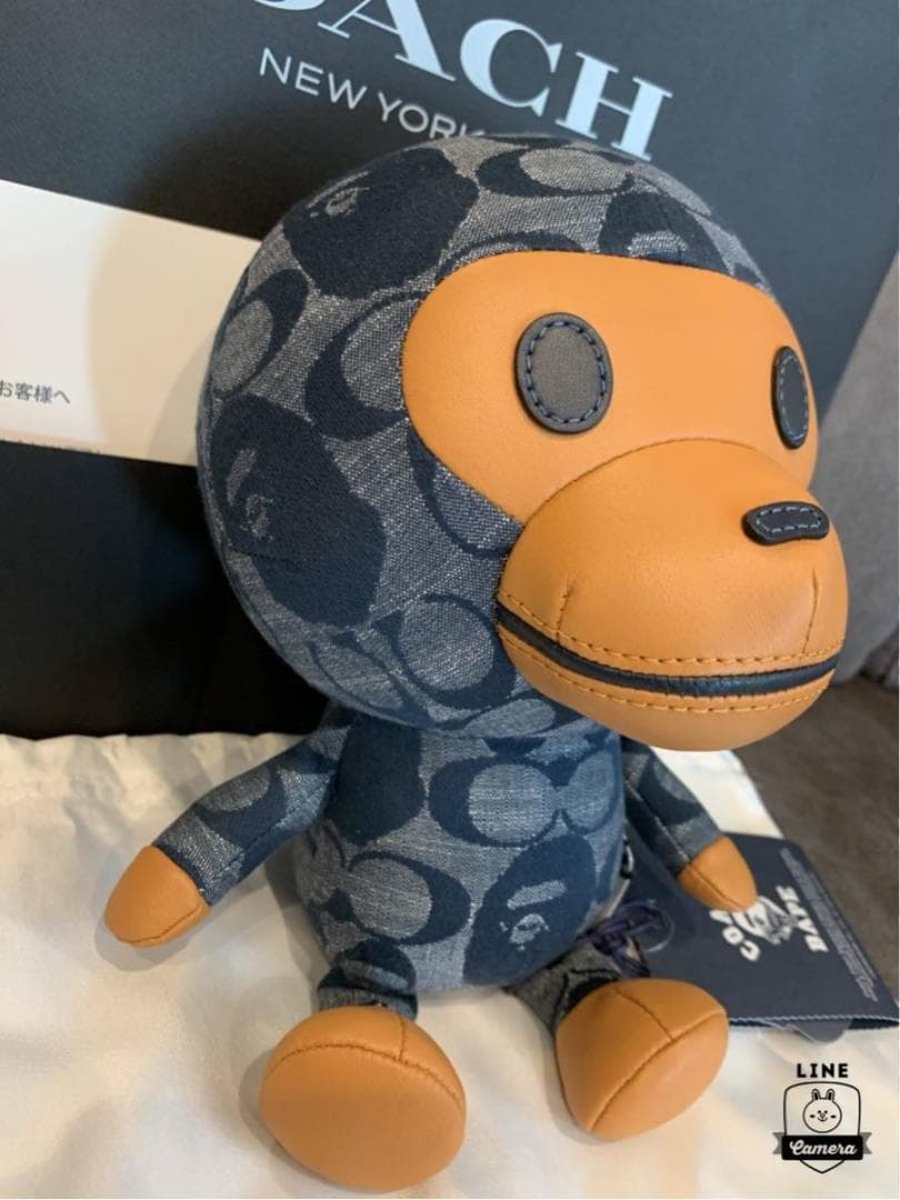 ■COACH×BAPE エイプ　コーチ　新品　ぬいぐるみフィギュア　ぬいぐるみ