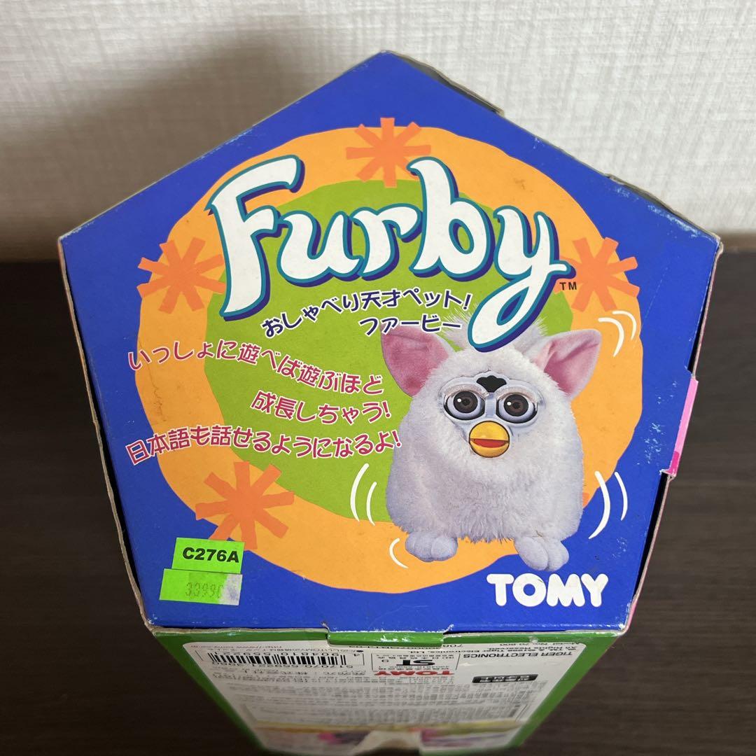 当時物　未使用品　TOMY ファービー グレー/イエロー　y2k