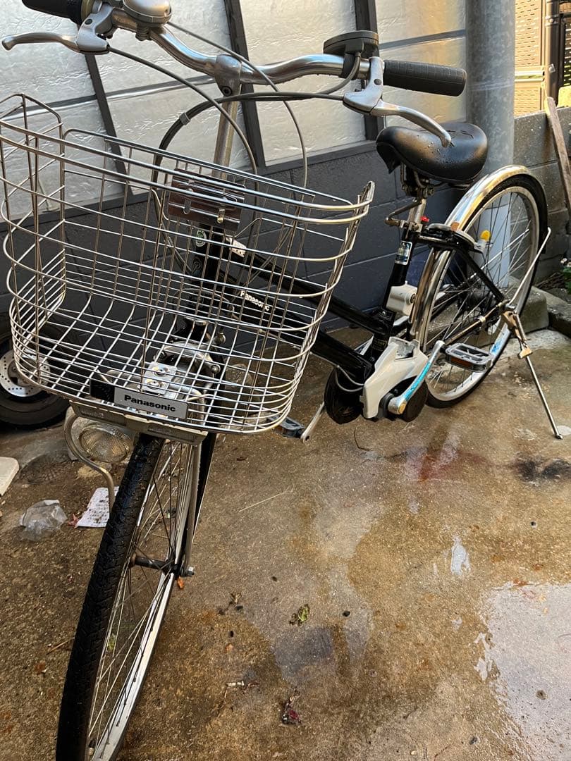 電動アシスト自転車 ブラック　Panasonic 関西限定　　配達可能。価格相談