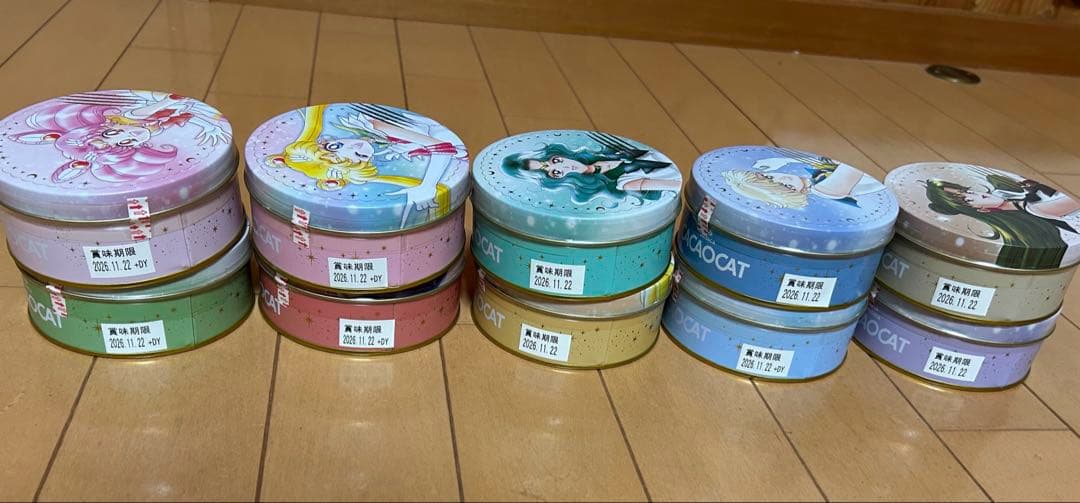CACAO CAT 缶5個入り「美少女戦士セーラームーン 」10缶コンプリート