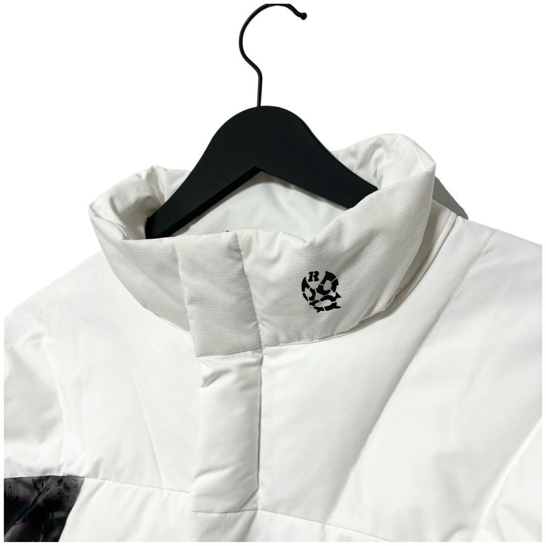 新品 ラッセルノ ゴルフ パデッド ジャケット ペイズリー ホワイト XL 6