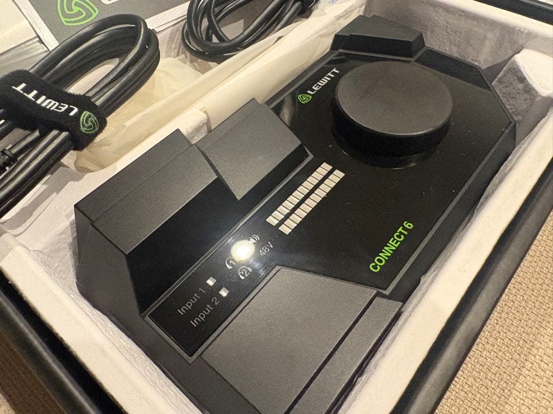 【即購入可能】LEWITT CONNECT 6 オーディオインターフェイス