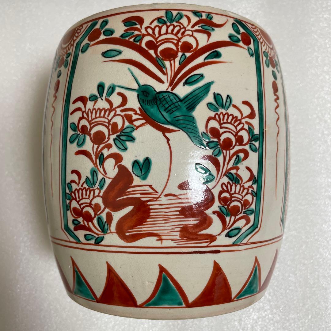 犬山焼　五代 尾関作十郎　水指