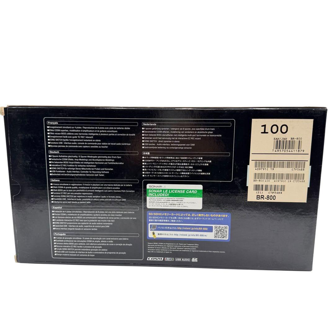 BOSS BR-800 マルチトラックレコーダー 付属品完品 美品 通電確認