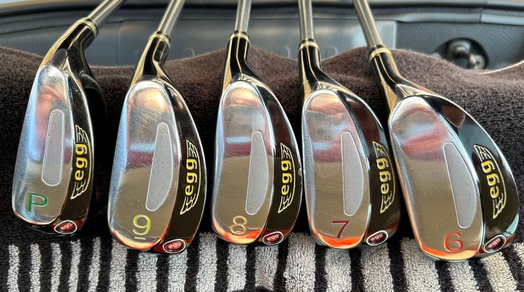 プロギアegg アイアンセット P, 6, 7, 8, 9 の５本セット
