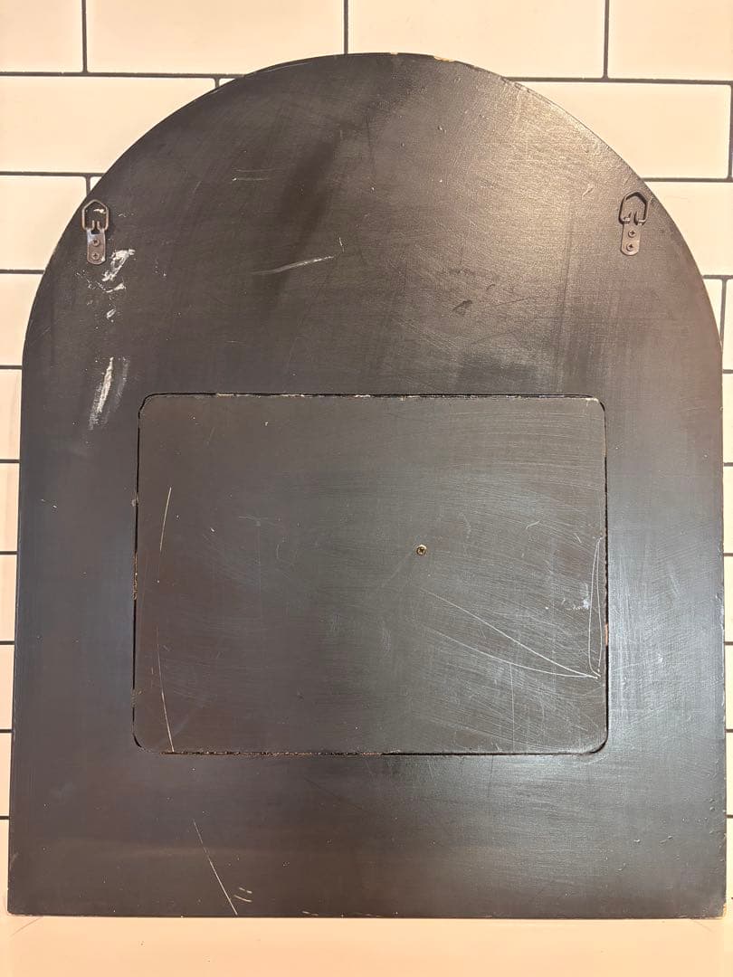 アンティーク風 牛の彫刻 アートプレート