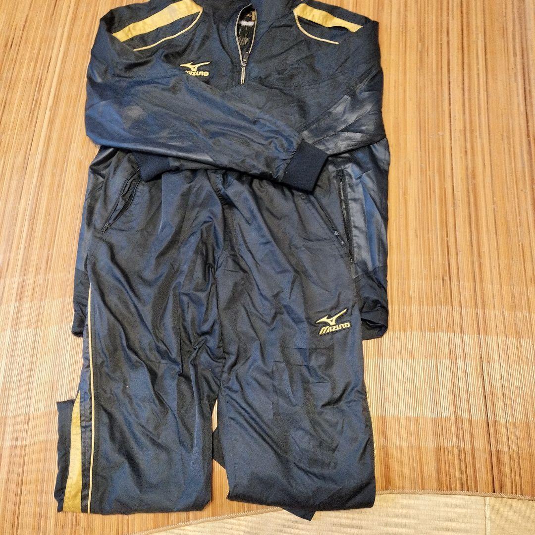 Mizuno Pro 野球ウェア セット Lサイズ ネイビー/ゴールド