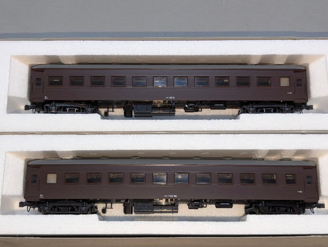 KATO　オハ35　オハフ33 (茶)　【1-512　1-514】　HOゲージ