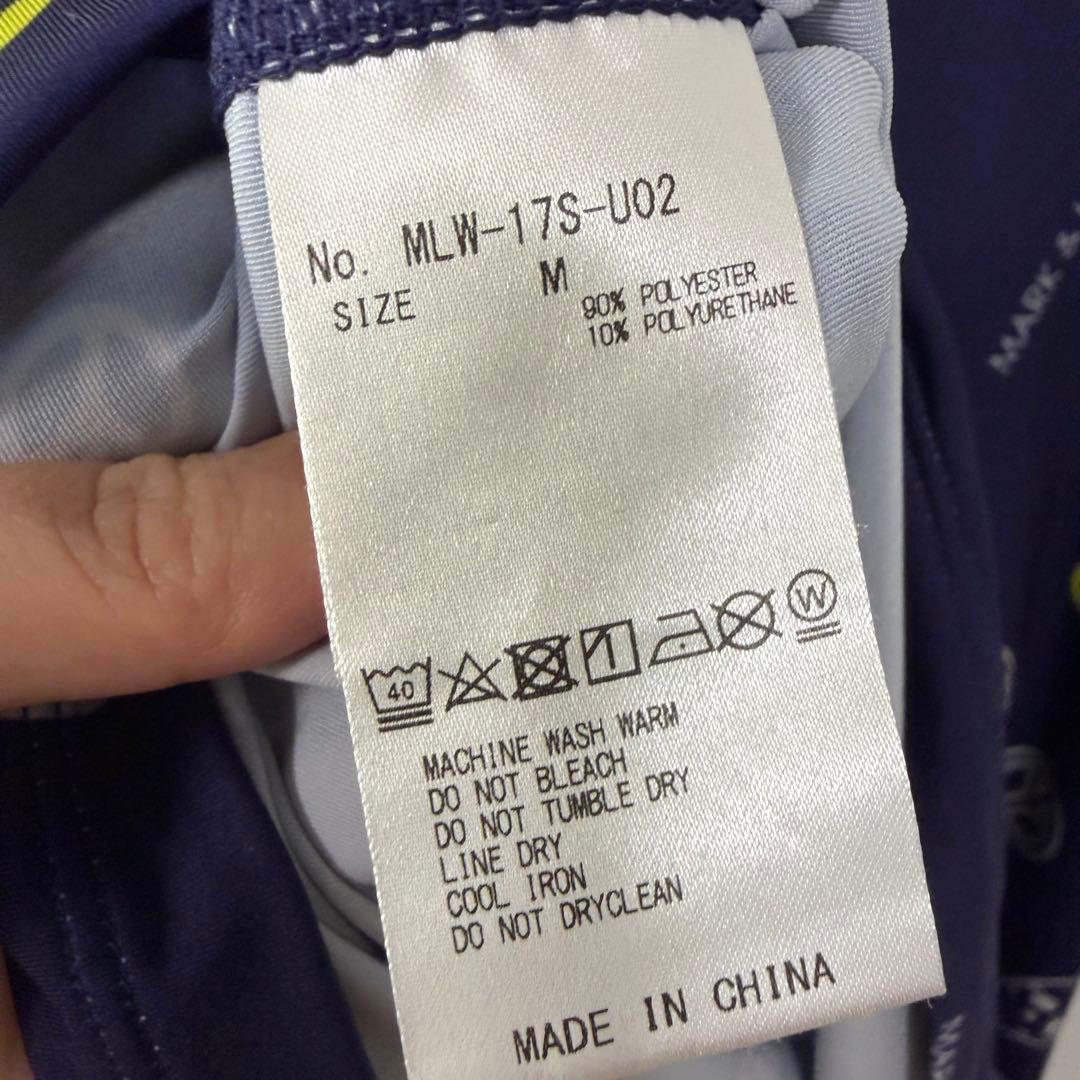 MARK&LONA タートルネック ゴルフシャツ スカル