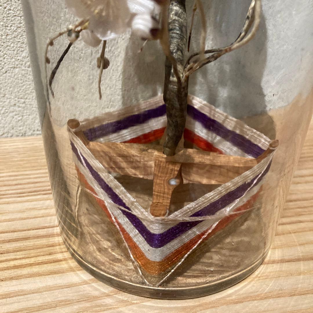 梅の木　瓶細工