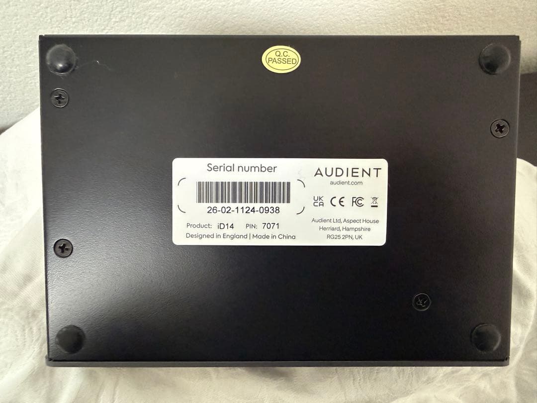 AUDIENT iD14mkII オーディオインターフェイス