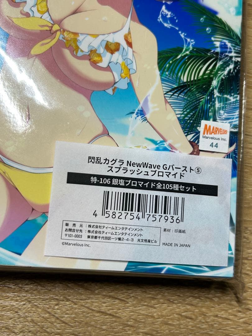 NewWave G/バースト スプラッシュ　銀塩ブロマイド　105種類セットは