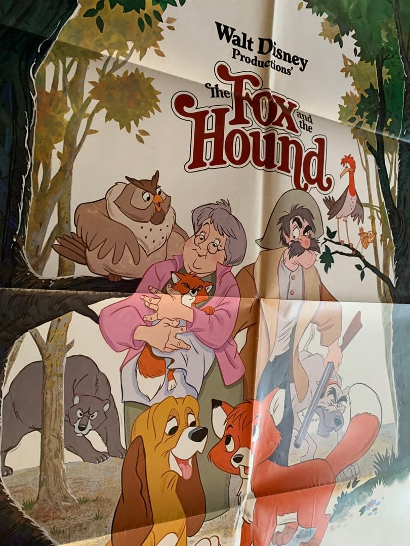 きつねと猟犬　USオリジナル映画ポスター