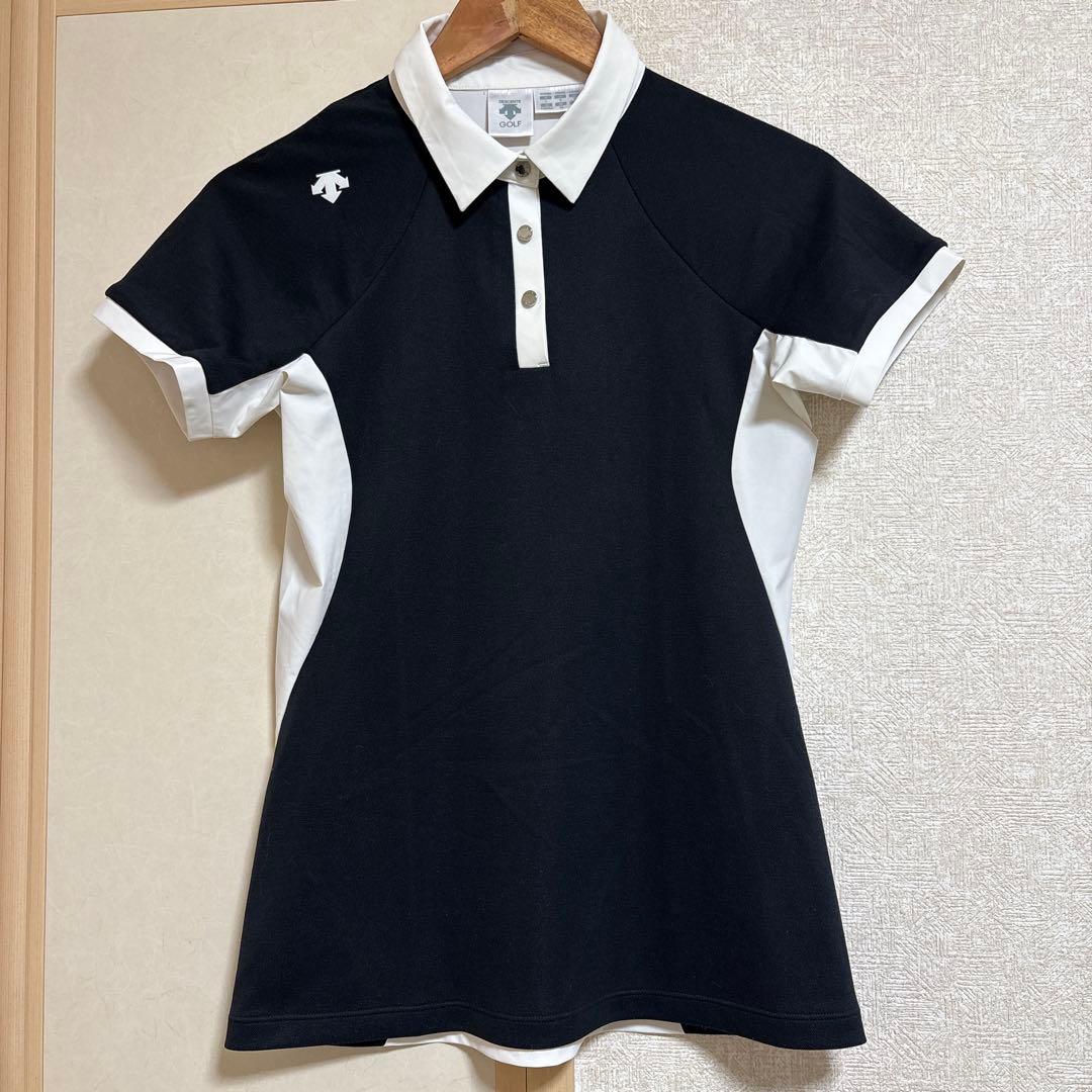デサント　DESCENTE ゴルフ ポロシャツ　パンツ　セット　L 黒　春夏