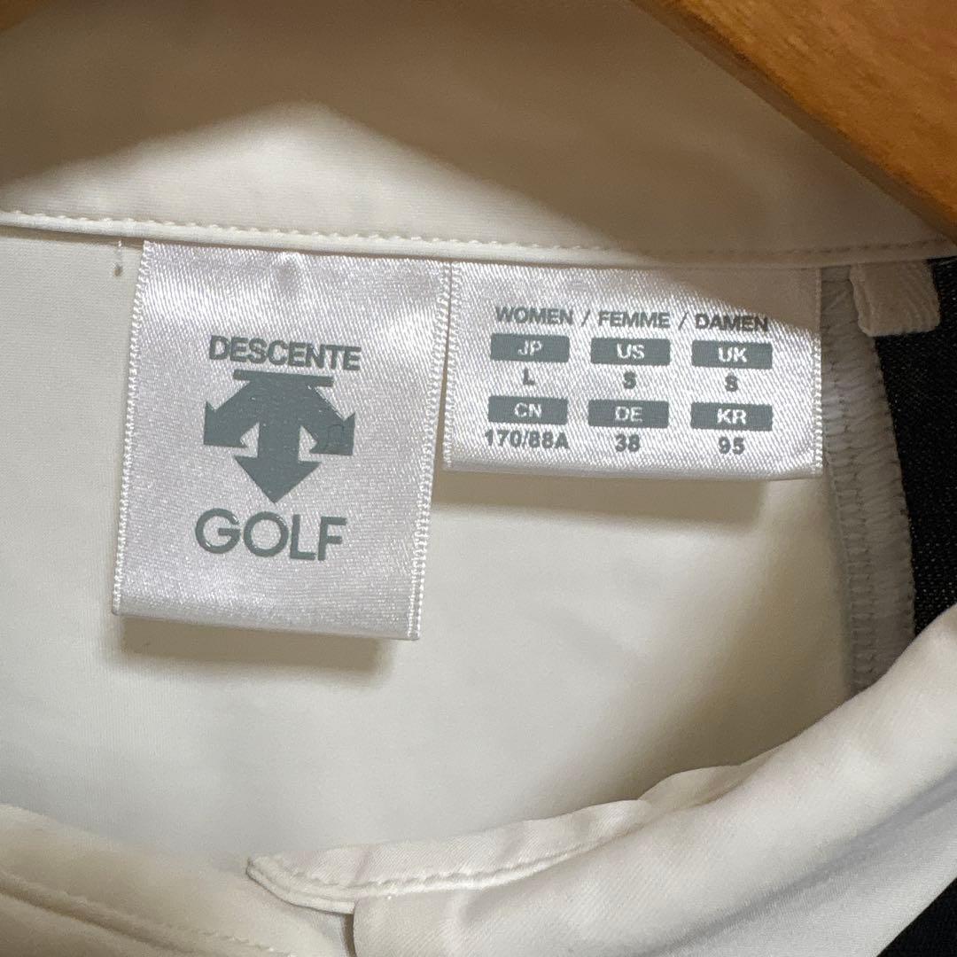 デサント　DESCENTE ゴルフ ポロシャツ　パンツ　セット　L 黒　春夏