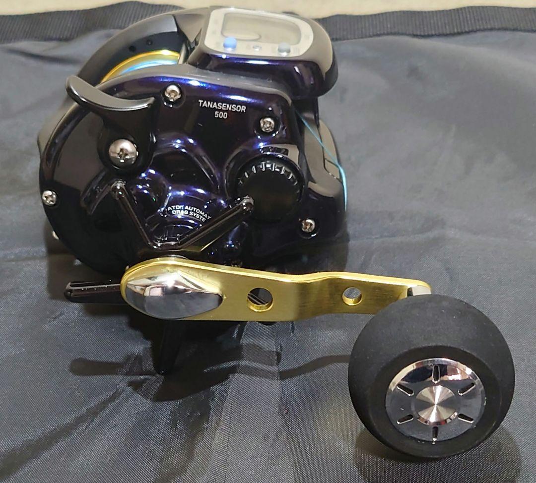 Daiwa TANASENSOR 500 両軸リール #4カラーライン付き
