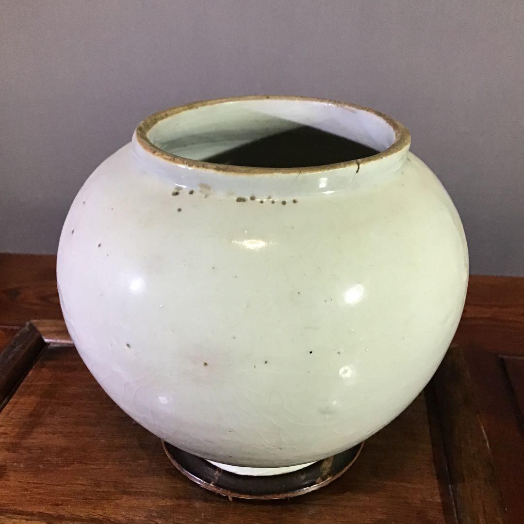 李朝　雨漏手小壺　　 No 26