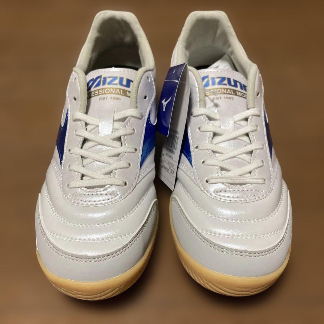 【値下げ】MORERIA SALA PRO IN フットサル 白青24cm