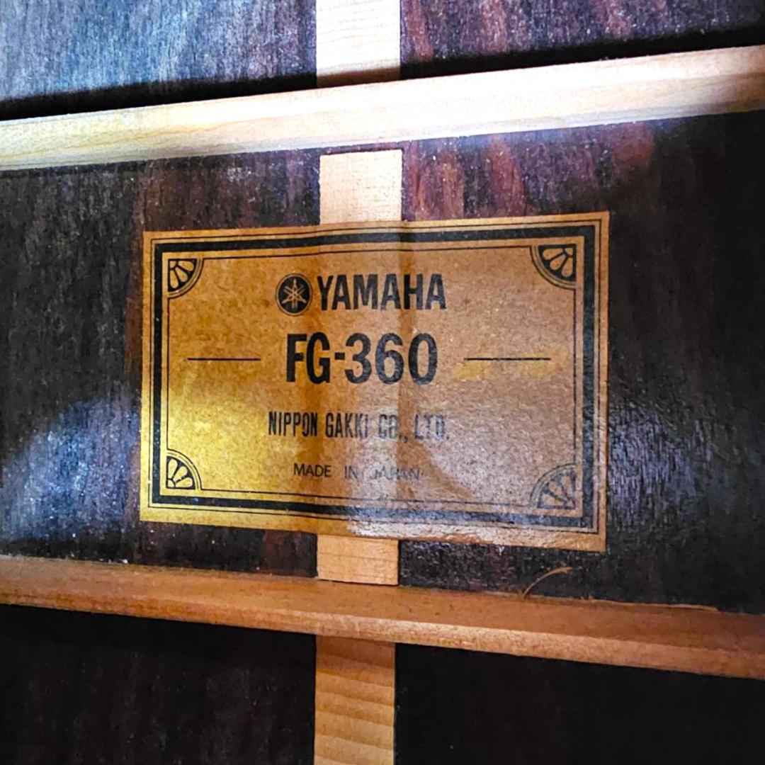 【日本製/ハードケース付】YAMAHA FG-360 Nippon Gakki
