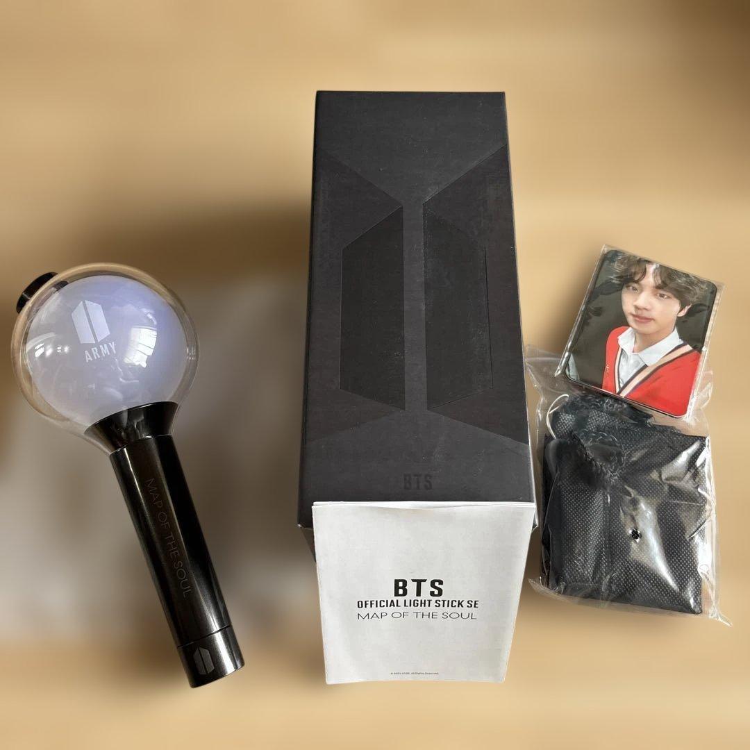 【新品未使用】BTS ペンライト アミボムVer.4 メンバーのトレカ付き