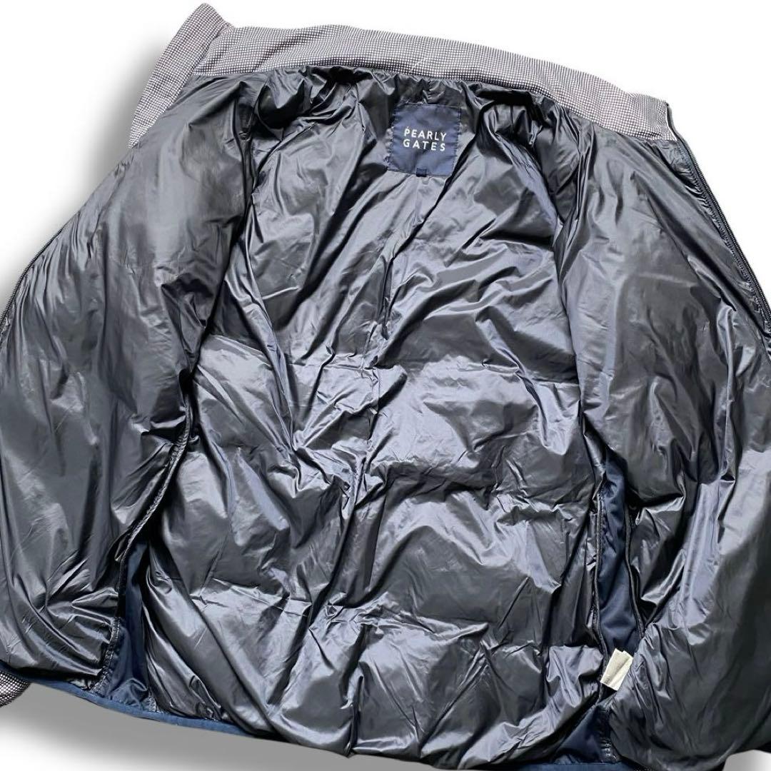 美品 PEARLY GATES ロゴ ワッペン ダウン アウター ゴルフ 定番