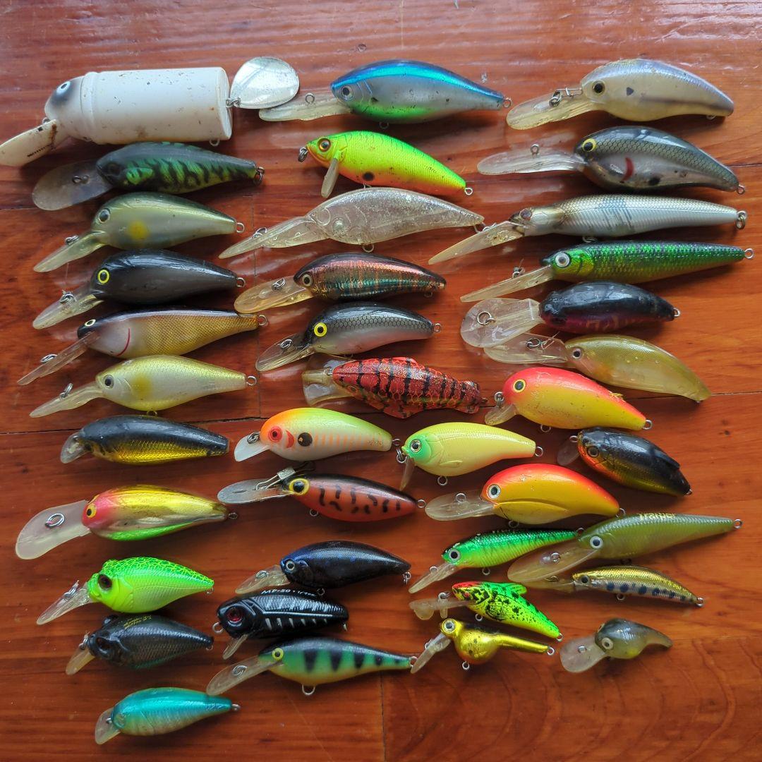 バスルアー オールドルアー クランクベイト まとめ売り38個