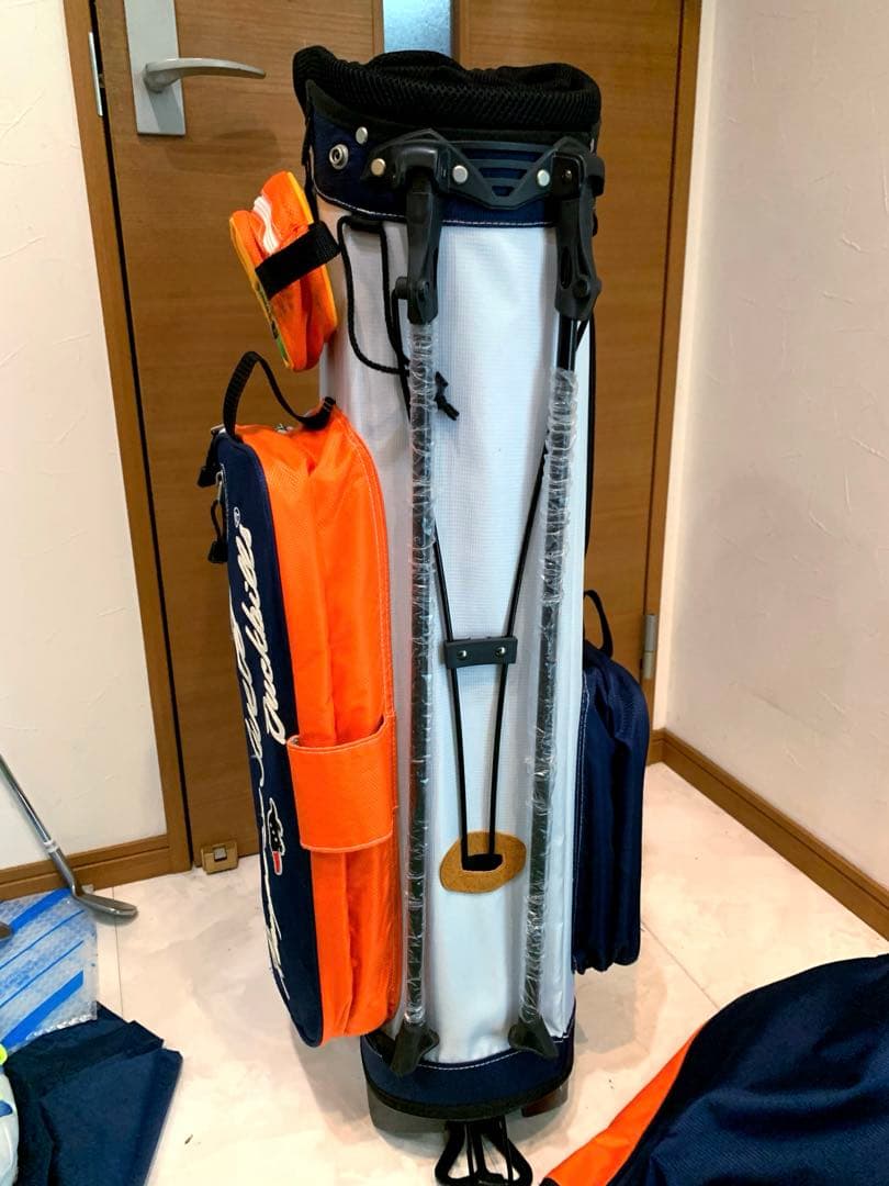 美品　rough&swell ラフアンドスウェル　マルチカラー　キャディバッグ