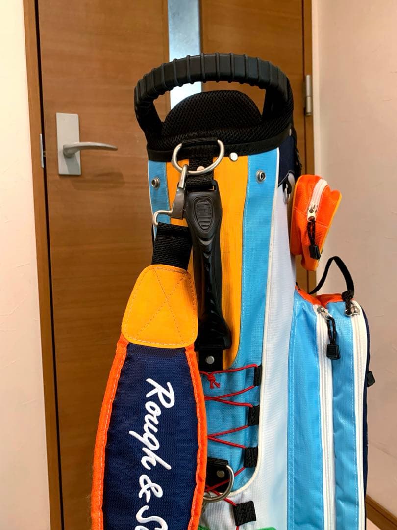 美品　rough&swell ラフアンドスウェル　マルチカラー　キャディバッグ