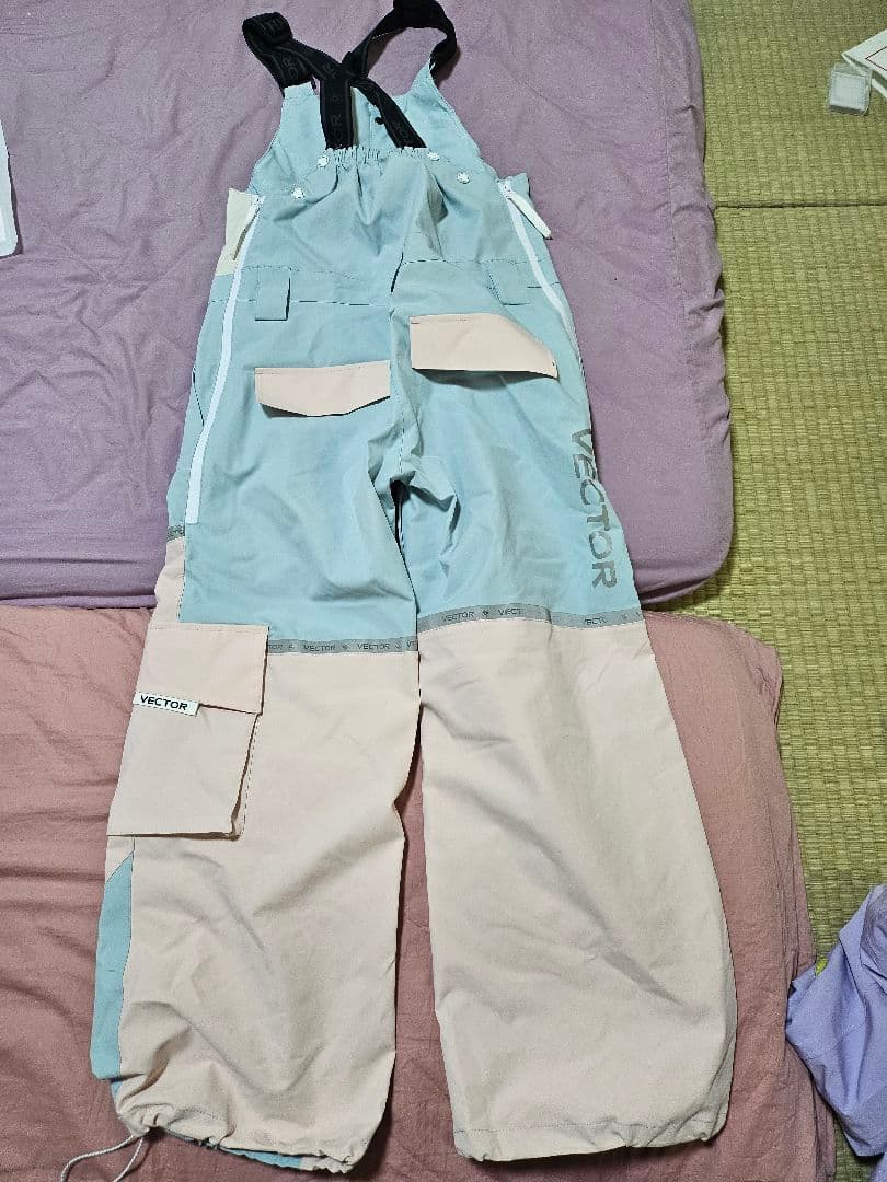 VECTOR スノーボード用オーバーオール XS